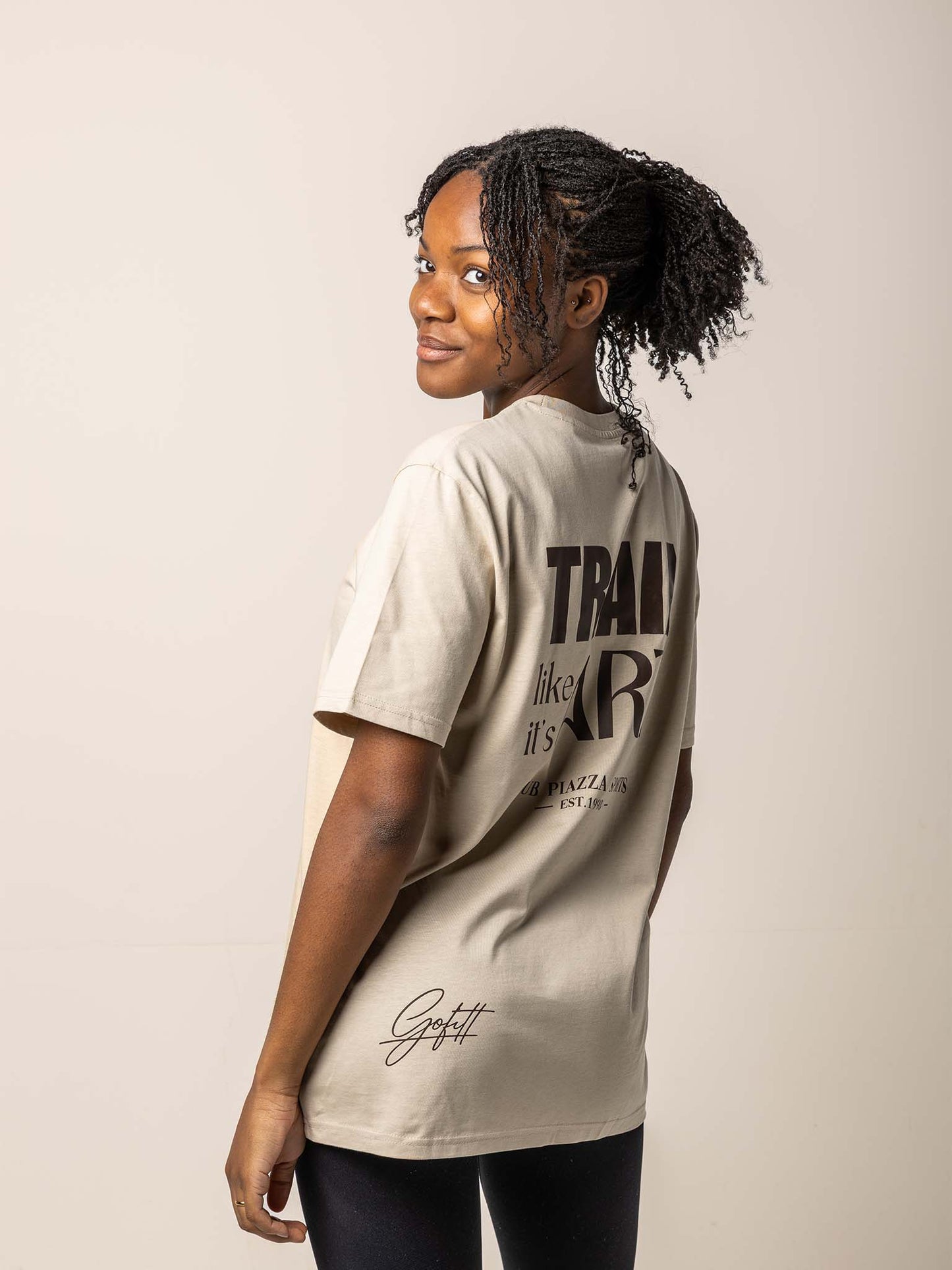 Train like it's art design vrouwelijk - beige