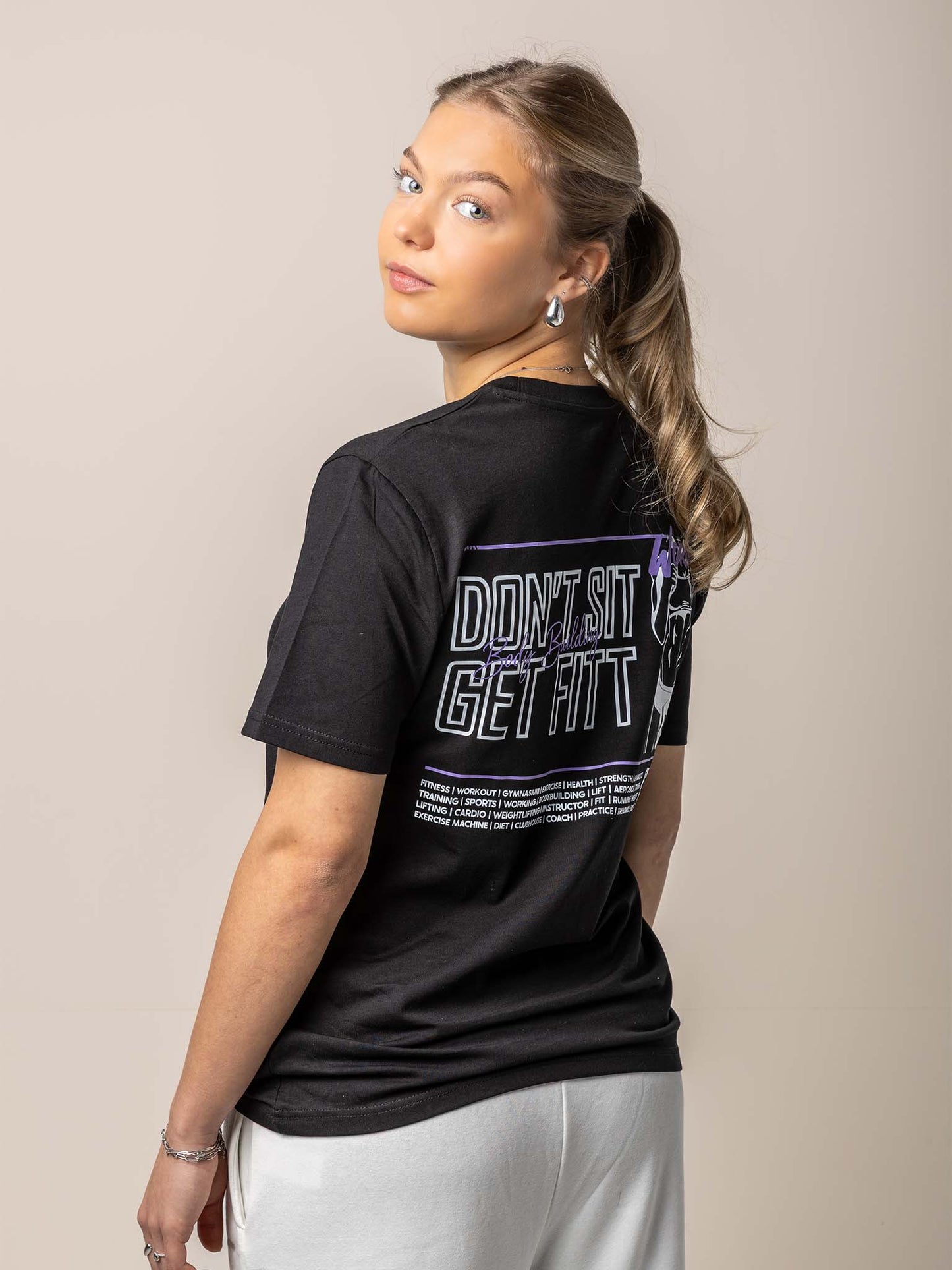 GOFITT | T-shirt vrouw - zwart