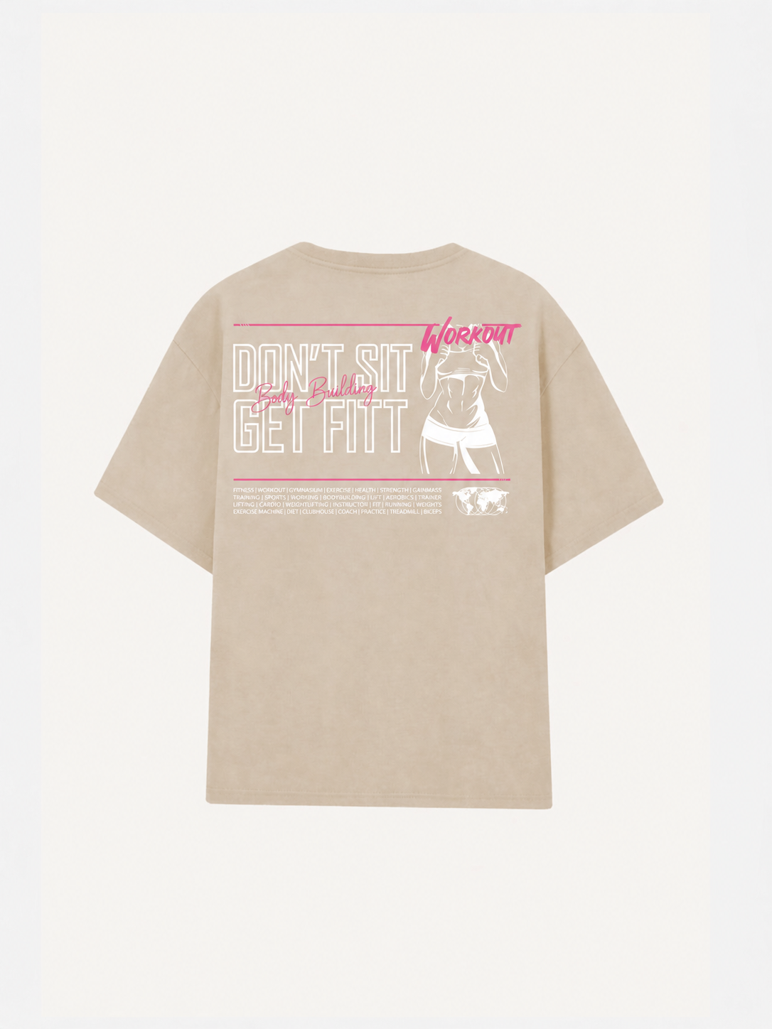 GOFITT - Duo gespierd design - Beige & Zwart