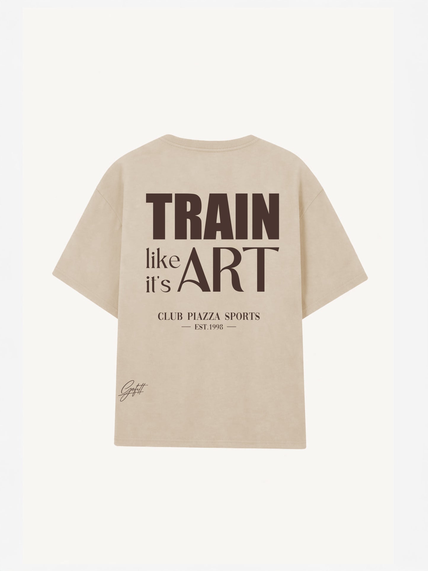 GOFITT - Train like it's art design - Beige