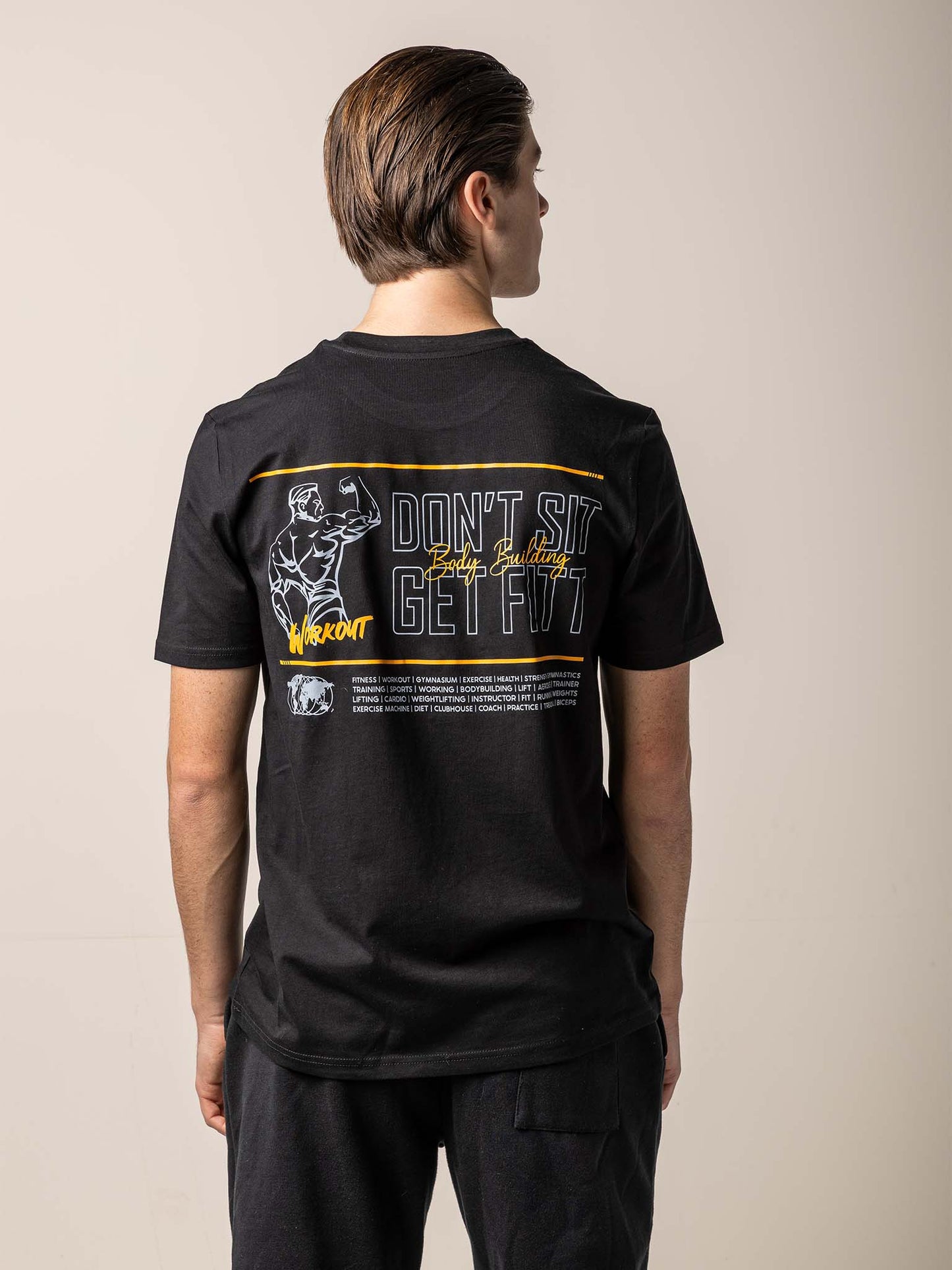 GOFITT Gespierd design mannelijk zwart