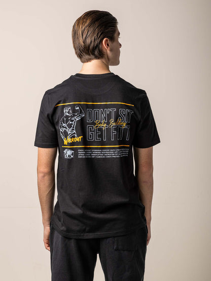 GOFITT Gespierd design mannelijk zwart