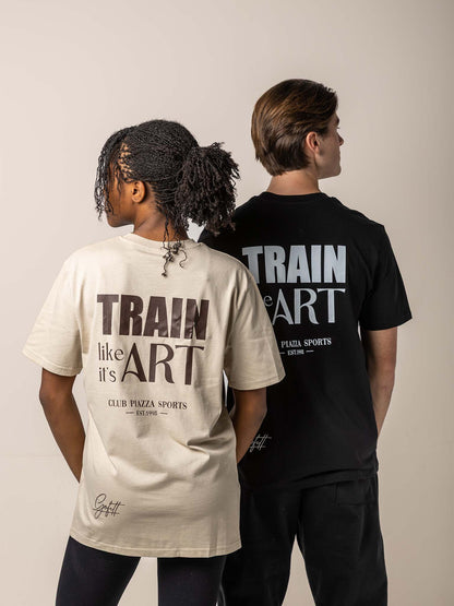 GOFITT | Duo Train like it's art beige - zwart