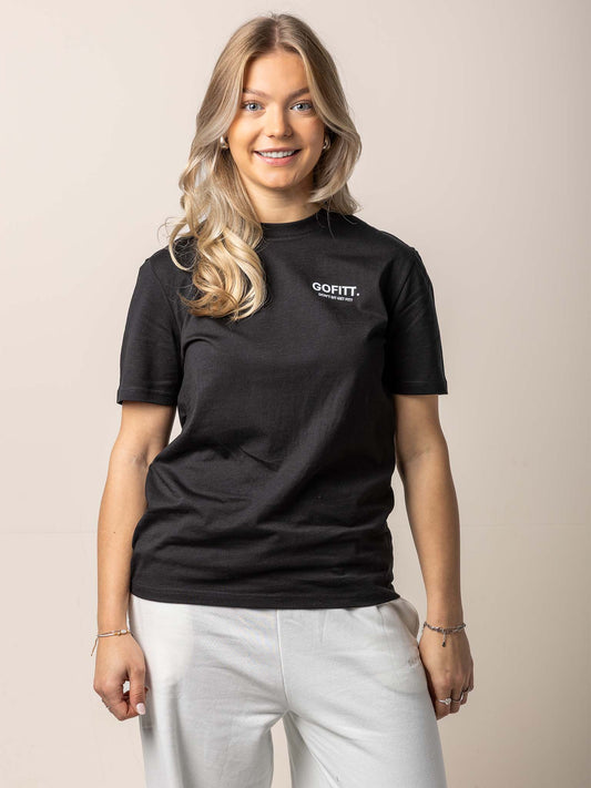 GOFITT | T-shirt vrouw - zwart