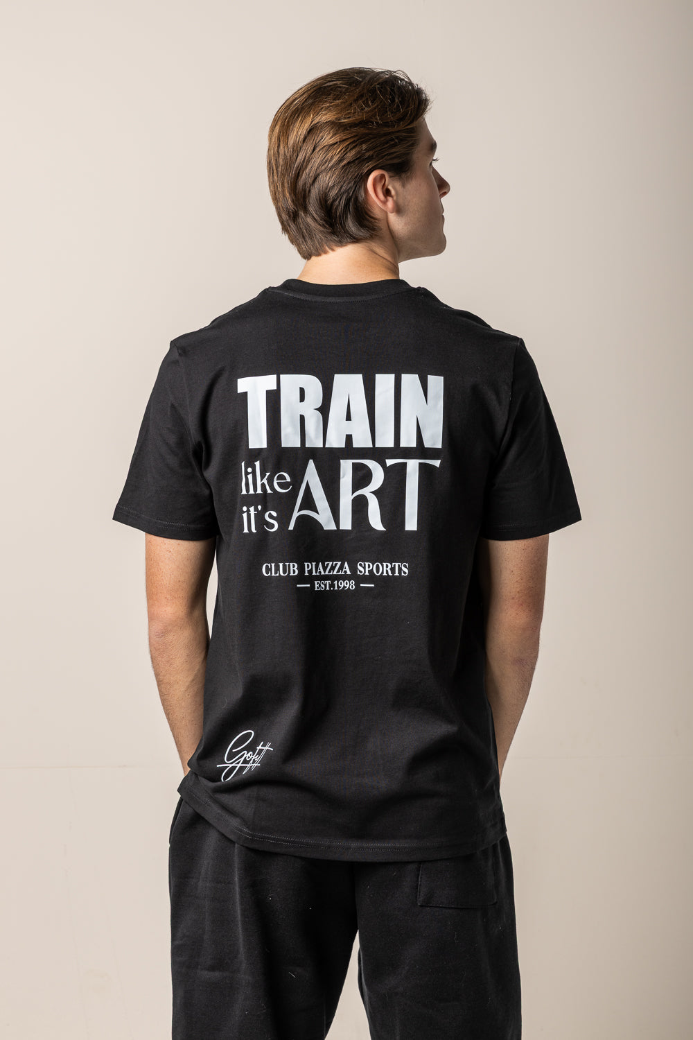 Train like it's art design mannelijk - zwart
