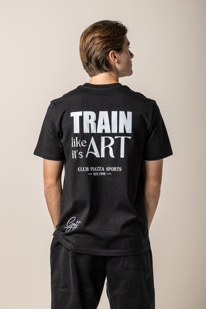 Train like it's art design mannelijk - zwart