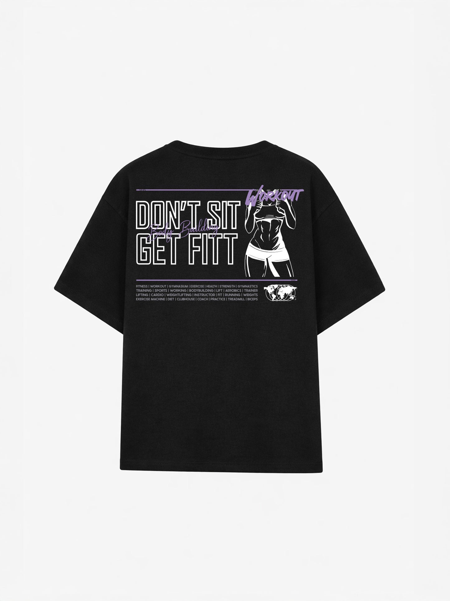 GOFITT - Gespierd design - Zwart