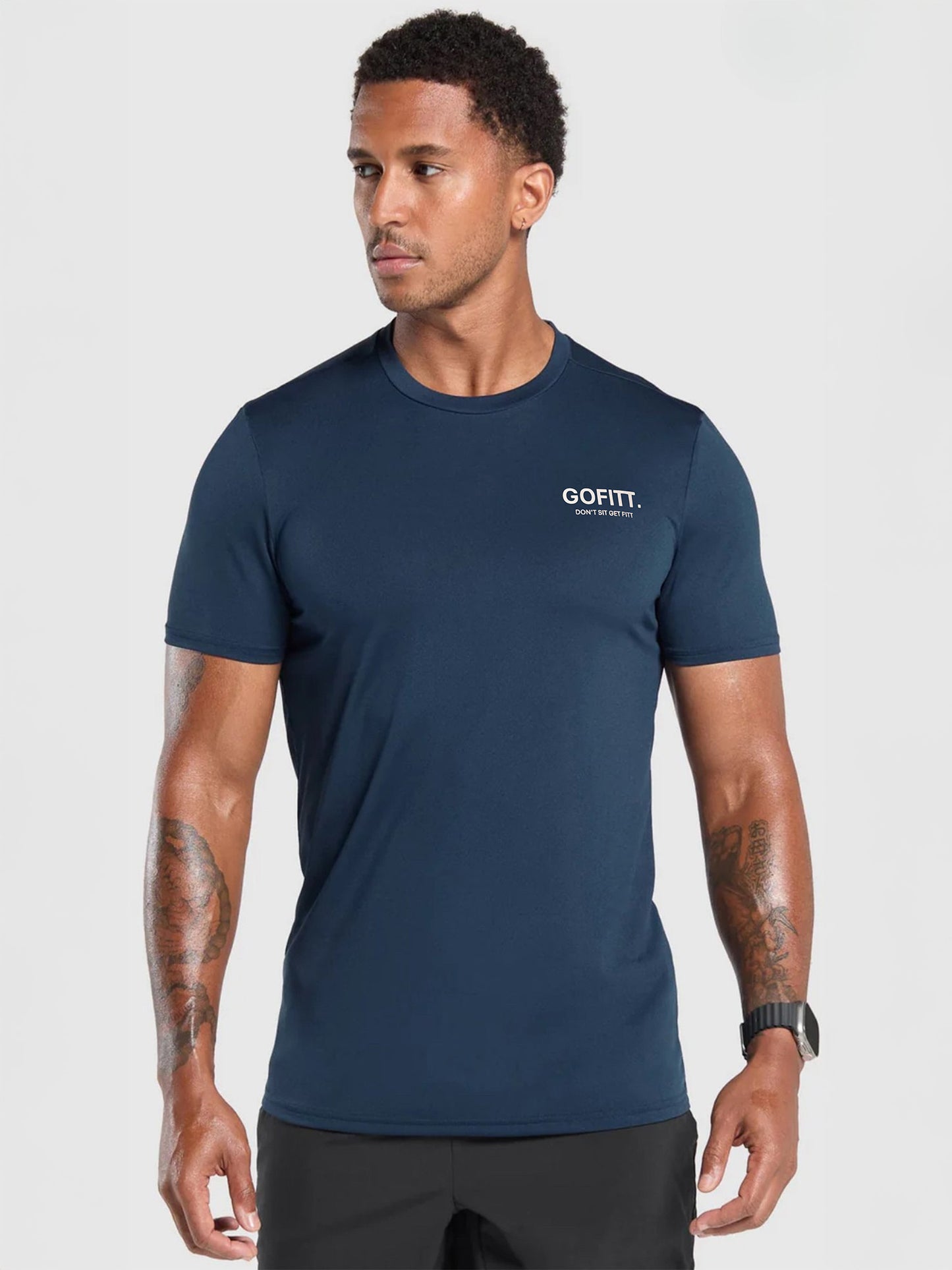 Gofitt active shirt - Marine blauw